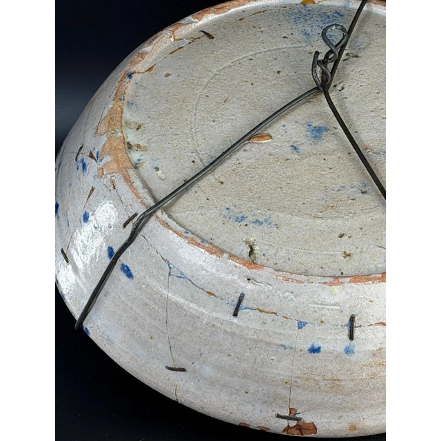 Spanish Fajalauza Bowl in Hand-Painted Blue and White Pottery from Lebrillo For Sale - Image 15 of 16