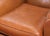 Mid 20th Century Mid-Century French Art Deco Style Club Chair in Brown Bonded Leather For Sale - Image 5 of 8