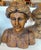 Pair Large Hand Carved Wood Figureheads, Italy For Sale - Image 4 of 13