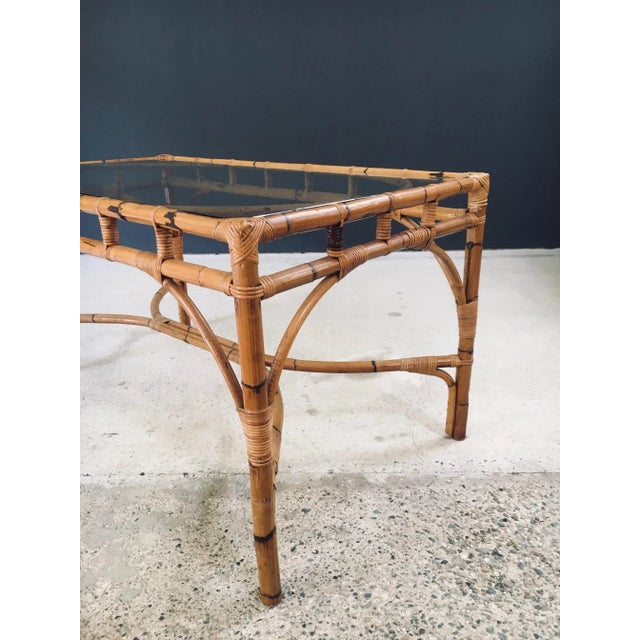 Mid-Century Chippendale Bamboo Dining Table, Italy, 1960s For Sale - Image 13 of 18