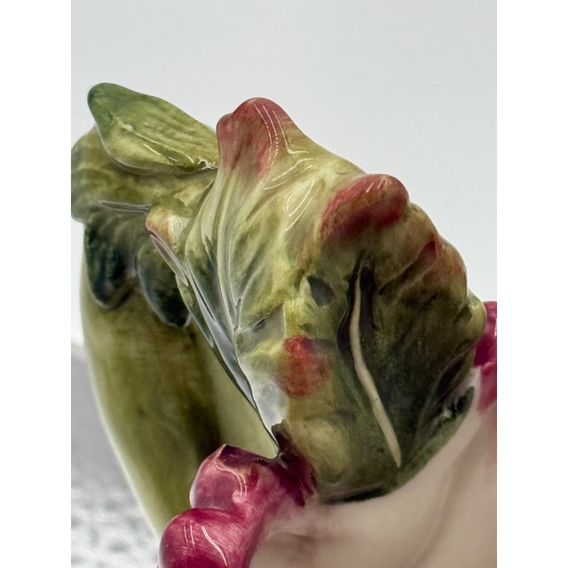 1990s Fitz and Floyd Classic French Market Asparagus Ceramic Creamer For Sale - Image 9 of 9