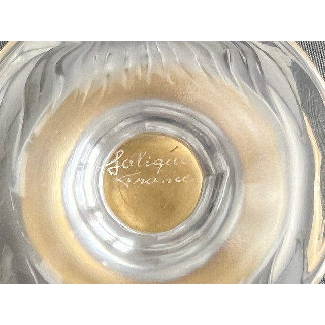 René Lalique Vintage Candleholder by René Lalique, 2000s For Sale - Image 4 of 8