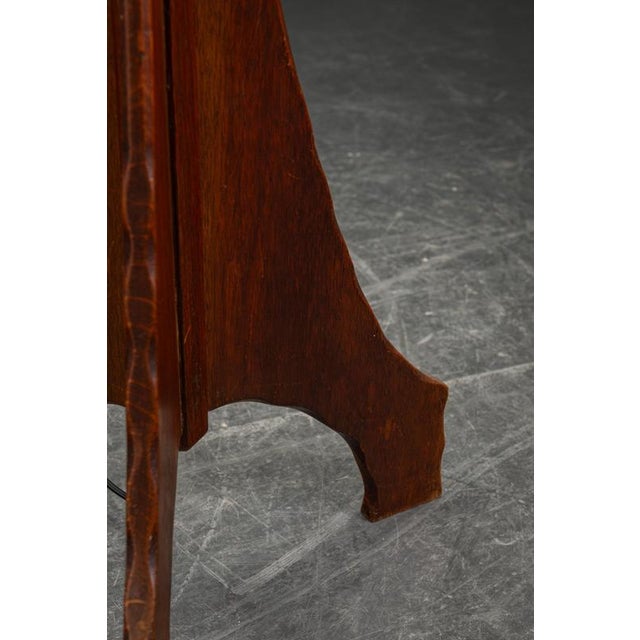 Brown Standing Lamp from Amsterdam School, 1920s For Sale - Image 8 of 12