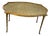 Vintage MCM Maison Bagues French Bronze Gilded Coffee Table Made in France in 1950s-1970s For Sale