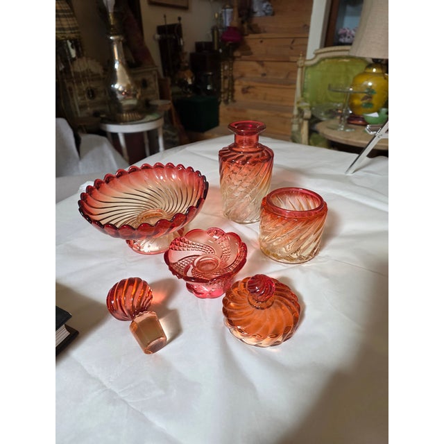 Glass Collection of Antique Baccarat Accessories For Sale - Image 7 of 7