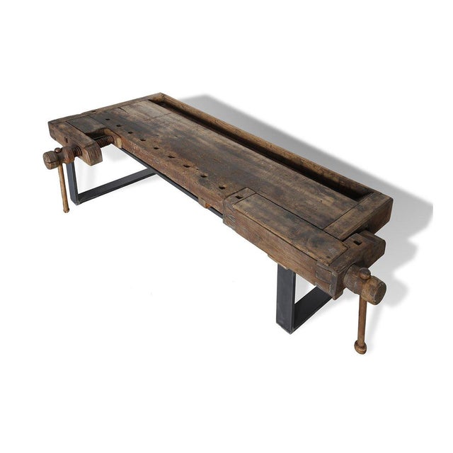 Low Beech Table, 1960s For Sale - Image 4 of 7