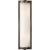 Modern Thomas O'Brien for Visual Comfort Signature Dresser Long Glass Rod Light in Bronze with Frosted Glass Liner For Sale - Image 3 of 4
