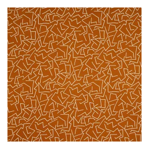 Schumacher X Hadiya Williams Tangent Print Fabric in Saffron