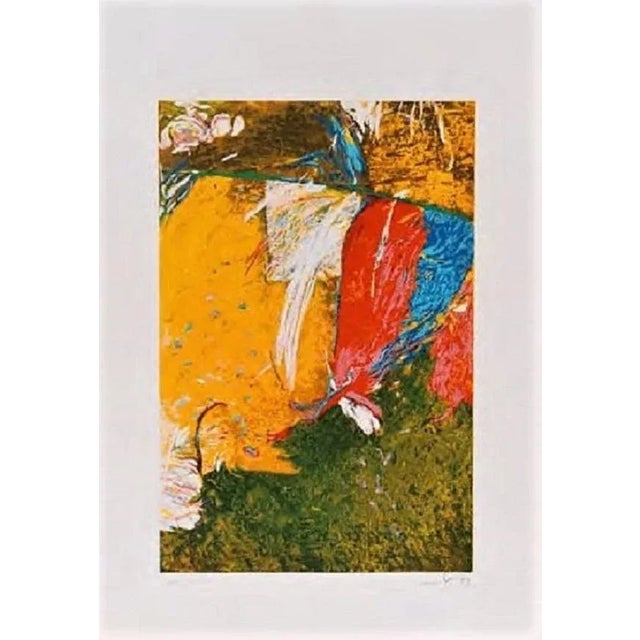 1990s Gianni Dova, Cascata, 1991, Color Screen Print For Sale - Image 5 of 5