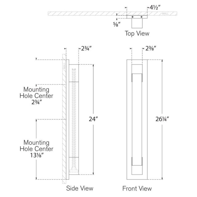Kelly Wearstler for Visual Comfort Signature Covet 26" Bracketed Bath Light in Polished Nickel with Alabaster For Sale In Houston - Image 6 of 8