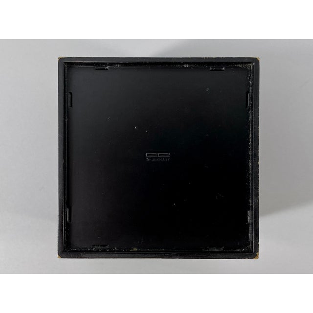 Black Postmodern Cubical Ashtray with Snuffer, Germany, 1980s For Sale - Image 8 of 9