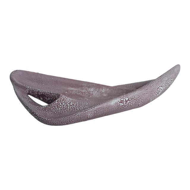Midcentury Biomorphic California Pottery Center Piece For Sale