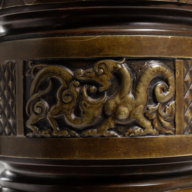 19th Century Chinese Bronze Censer For Sale - Image 11 of 15