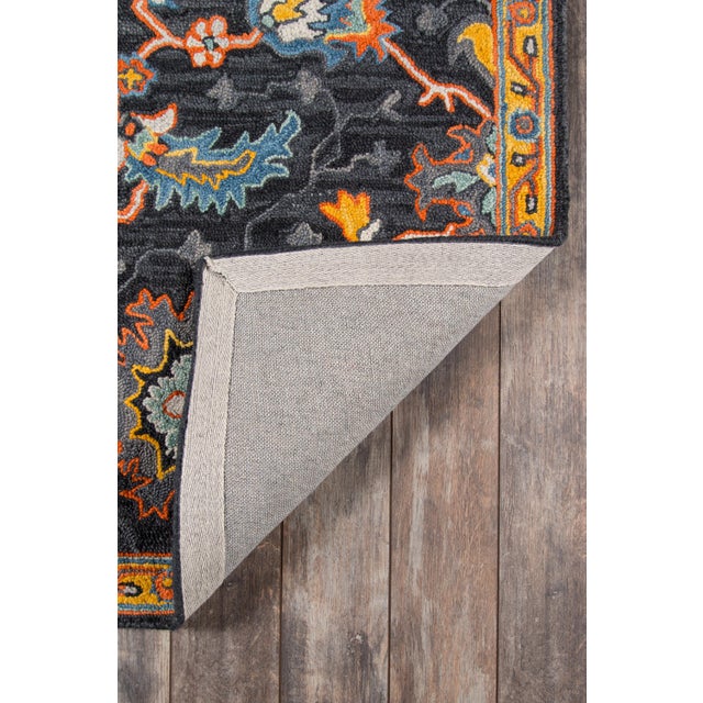Ibiza Charcoal Hand Tufted Area Rug 6' X 9' For Sale In Atlanta - Image 6 of 8