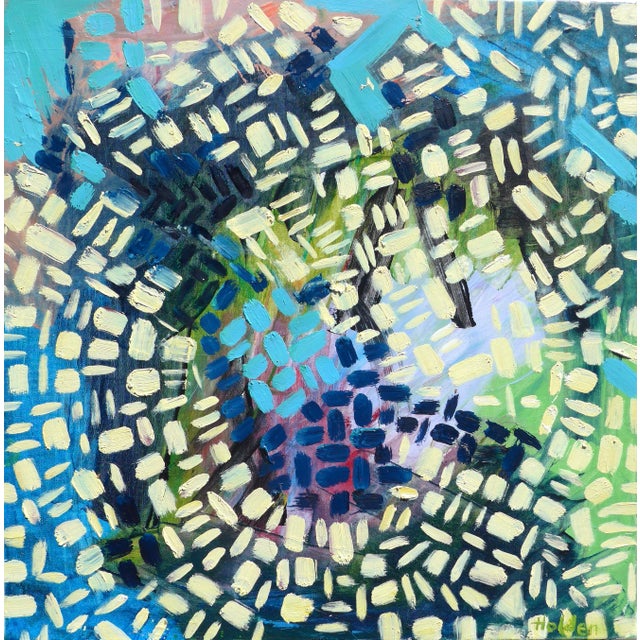 PRICE REDUCED - over 31 people have liked this painting, be the one to own it! This is a sublime oil on canvas abstract...