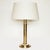 Mid-Century Modern Pair of Brass Lamps With Lucite Detailing, C. 1960 For Sale - Image 3 of 6