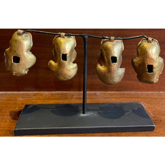 Antique Costa Rican Tumbaga Bird Pendant Sculpture For Sale In San Francisco - Image 6 of 7