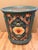 Wood Vintage 3 Drawer Cabinet With Decopauge Details For Sale - Image 7 of 7