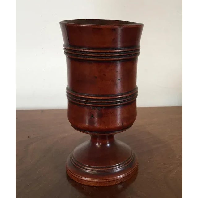 Traditional Early 19th Century English George III Wood Goblet Vase For Sale - Image 3 of 11
