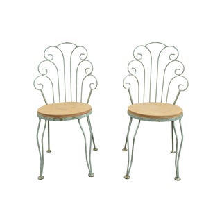 Antique Ice Cream Parlor Chairs For Sale
