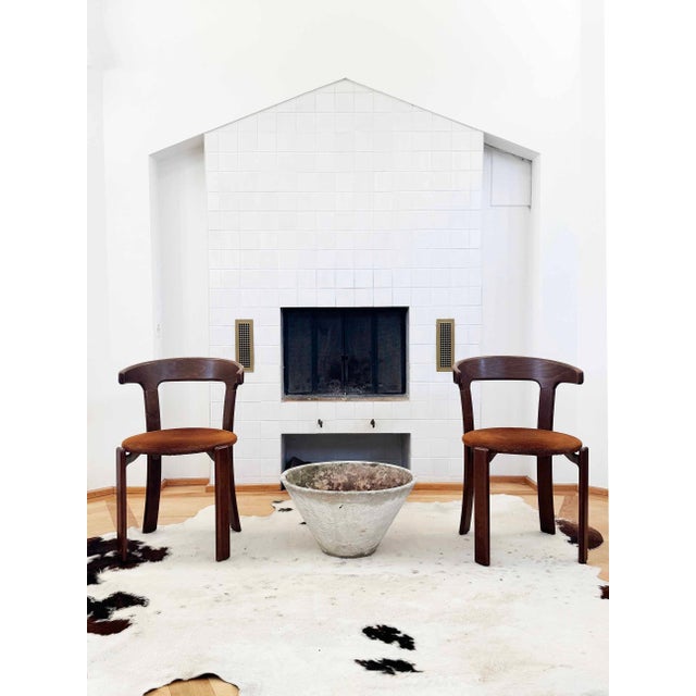 1970s Tapered Concrete W. Guhl Eternit Planter A+ Patina, 3 Pieces, Attributed For Sale - Image 16 of 17