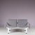 Gray Vintage German Two-Seater Sofa, 1980s For Sale - Image 8 of 9