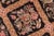 1990s Elegant Floral Pak-Persian Black/Brown Wool Rug - 8'2'' X 10'2'' For Sale - Image 5 of 9