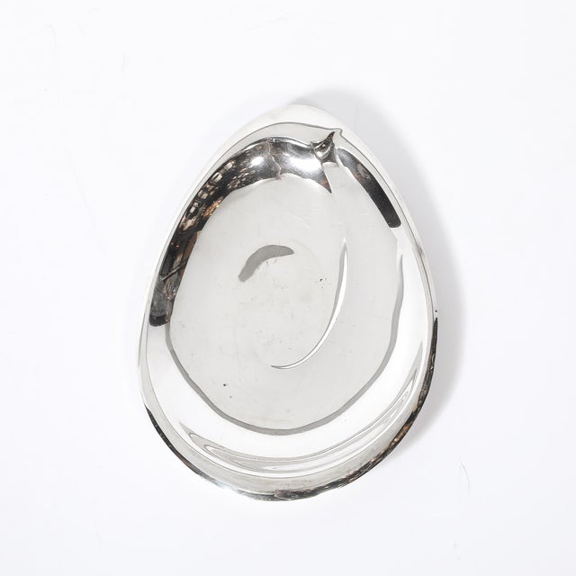 Mid-Century Sterling Silver Sculptural Amorphic Tray Signed Reed & Barton For Sale In New York - Image 6 of 14