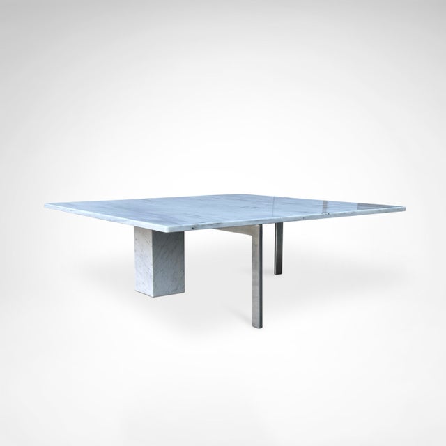 1980s KW1 Metal and Marble Coffee Table by Hank Kwint for Metaform, 1980s For Sale - Image 5 of 9