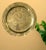 Vintage Guanyin Goddess of Mercy Solid Brass Round Tray With Engravings, Wall Hanging or Table Top For Sale In Tampa - Image 6 of 7