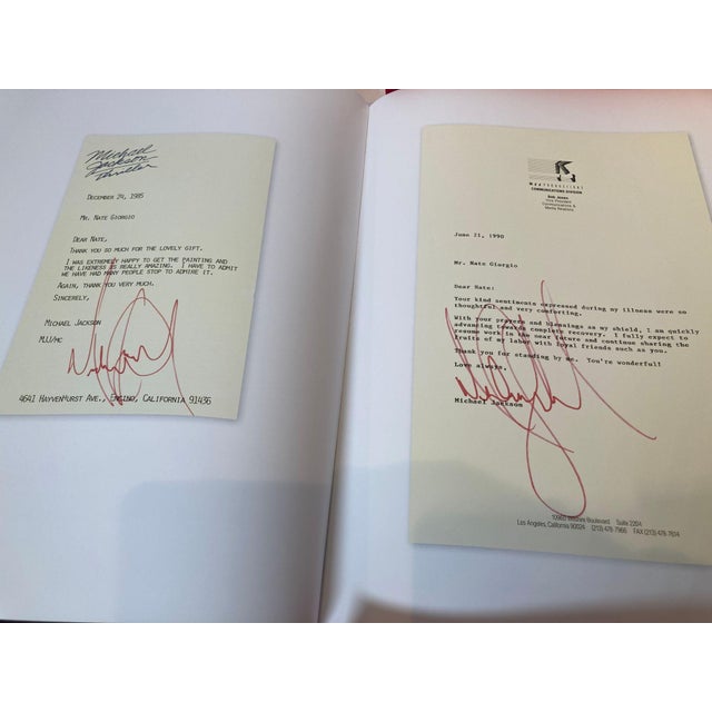 Red The Official Michael Jackson Opus Monumental Collector’s Coffee Table Book For Sale - Image 8 of 18