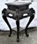 Chinese Carved Hardwood Plant Stand Jardiniere Two Tier Side Table 1920s For Sale - Image 11 of 14