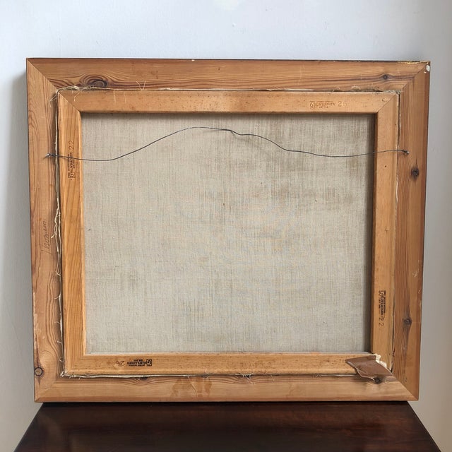 Early 20th-Century Acrylic on Canvas Music-Themed Still Life, Framed For Sale - Image 12 of 12