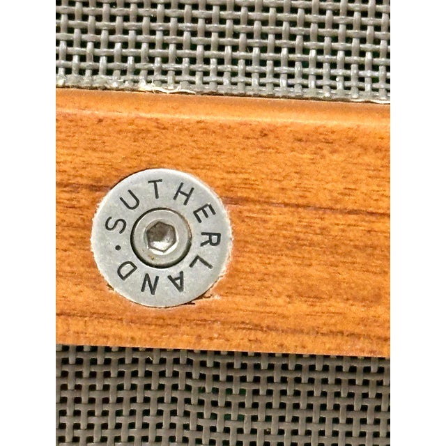 David Sutherland Indoor/Outdoor Teak Settee With Nailhead Trim – 61” For Sale - Image 9 of 10