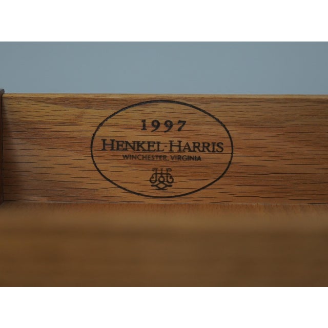 Henkel Harris Cherry 3 Drawer Sofa Table For Sale - Image 17 of 18