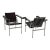 1970s Attributed to Charlotte Perriand, Pierre Jeanneret and Le Corbusier Lc1 Armchair by Treital-Gratz For Sale