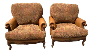 1990s Vintage Side Chairs - a Pair