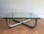 1970s French Chromed Glass Shelf Coffee Table For Sale - Image 6 of 13