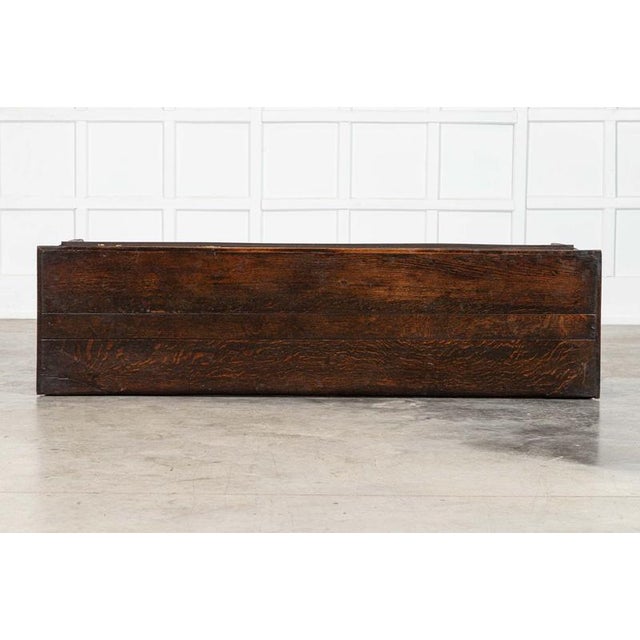 Wood Antique English Oak Vernacular Dresser Base, 1770 For Sale - Image 7 of 15