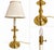 An elegant vintage table lamp featuring the original maker’s label marked André Patterson, Base #195, Serial #25073....