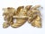 This carving of a cornucopia filled with fruits and wheat and flowers is goldleafed.