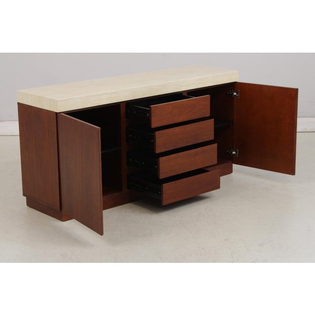 Mid Century Modern Design 4 Drawer Stove Top Server For Sale - Image 4 of 13