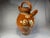 French Artisan Pottery Harvest Jug — Hand-Thrown Terracotta Glazed Vessel, 2003 Grape Harvest Commemorative For Sale - Image 14 of 16