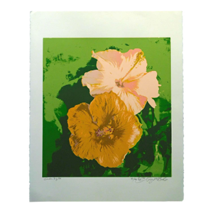 Greg McBride "Garden Light" Hand Signed Art Serigraph Flowers Floral