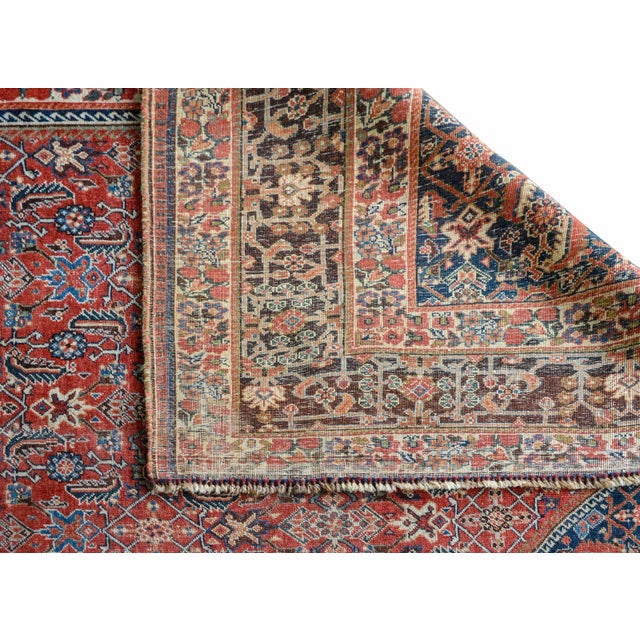 Red Early 20th Century Gashgaei Rug For Sale - Image 8 of 10