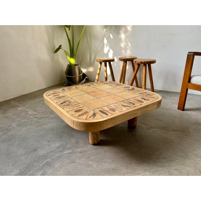 Herbiers Model Coffee Table in Beech by Roger Capron, 1970s For Sale - Image 13 of 18