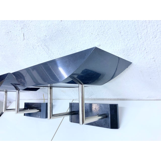 Vintage Halogen Wall Lamps by Fratelli Martini, 1980s, Set of 2 For Sale - Image 10 of 16