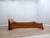 Wood Italian Curved Walnut Bed Frame with Storage Headboard, 1970s For Sale - Image 7 of 18