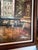 Vintage Mid Century French Paris Modernist Impressionist Canvas Framed Oil Painting Signed 1960s For Sale In Palm Springs - Image 6 of 12