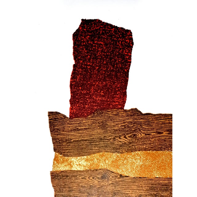 Enrico baj - original lithograph colorful abstraction 1962 xxe siecle dimensions: 32 x 24 edition: g. Di san lazzaro....